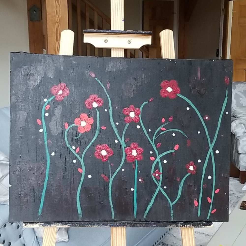 Original abstract acrylic painting